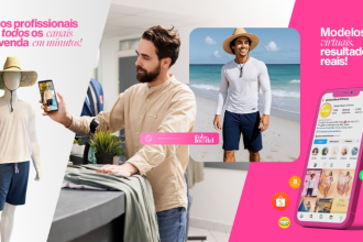 FotoModel ensina como usar a IA para transformar ideias criativas em arte na moda digital.