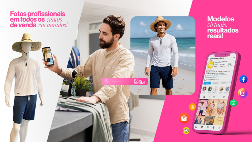 FotoModel ensina como usar a IA para transformar ideias criativas em arte na moda digital.